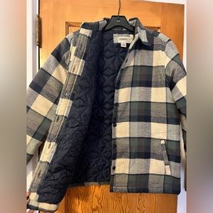 Quilted flannel jacket